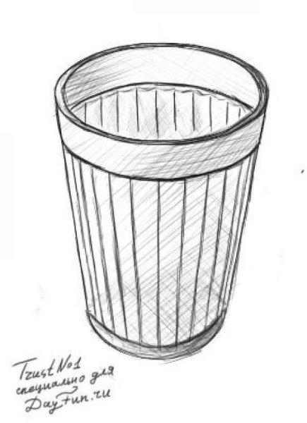 Стакан рисунок