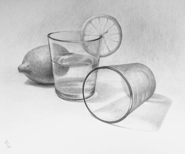 Рисование стеклянных предметов