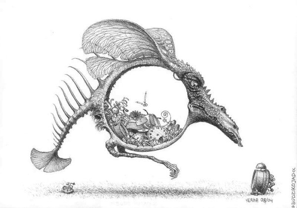 Сюрреализм карандашом легко