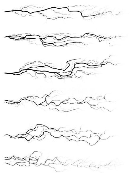 Молния рисунок карандашом