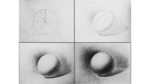 Рисунок шара Академический Светотень