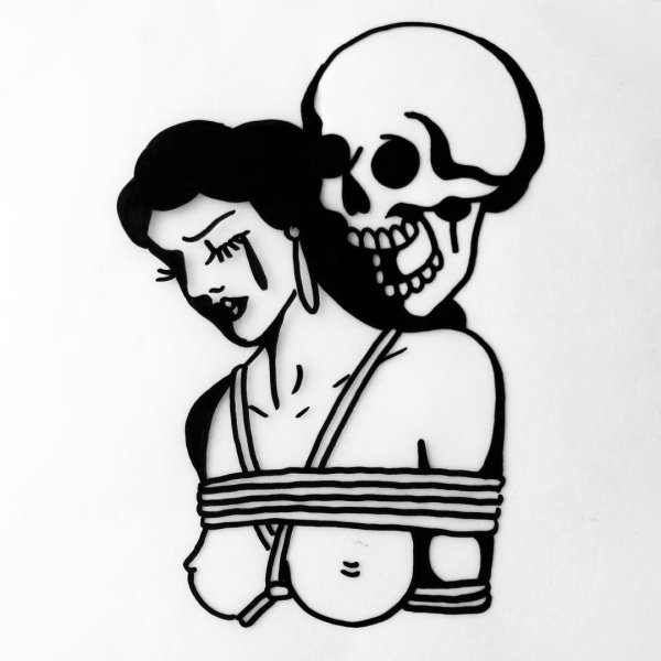 Тату в стиле андеграунд