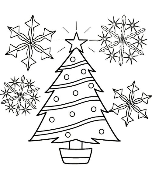 Новогодние рисунки легкие