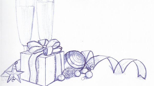 Тигр карандашом