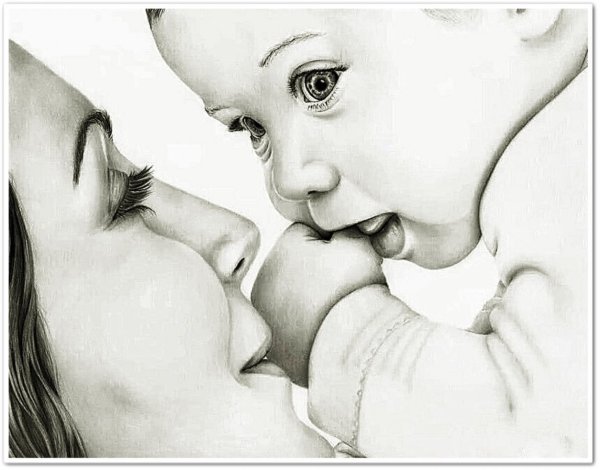 Рисунки ко Дню матери красивые