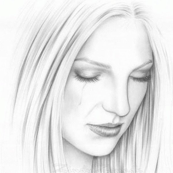 Рисунок девушки карандашом