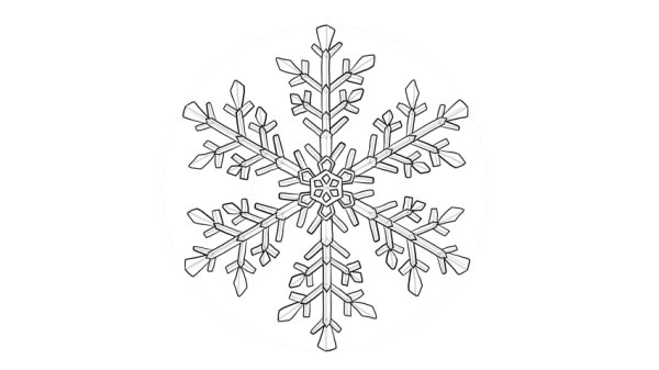 Снежинка рисунок