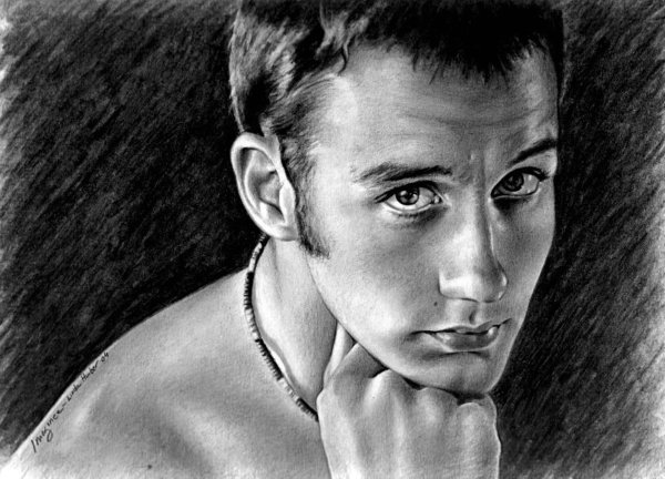 Портреты карандашом для срисовки