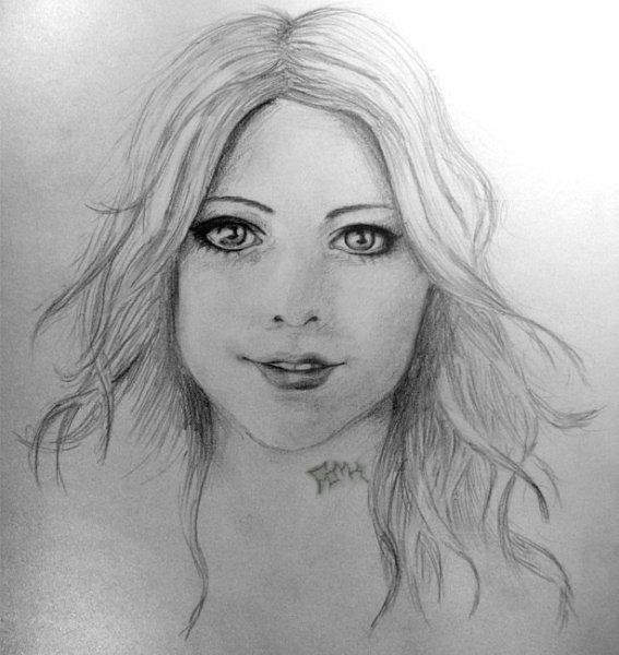 Портрет для срисовки легкий