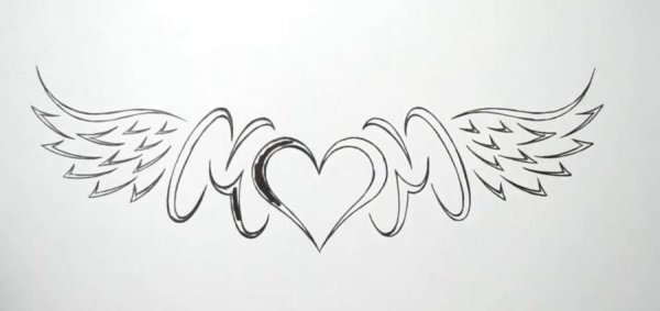 Тату для срисовки надписи