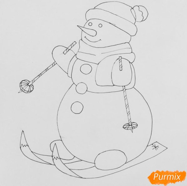 Детские рисунки на новый год