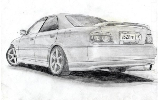 Рисунки гоночных машин карандашом