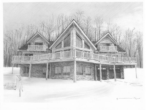 Эскизы домов