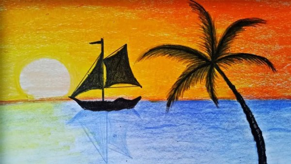 Рисунок на свободную тему легкий