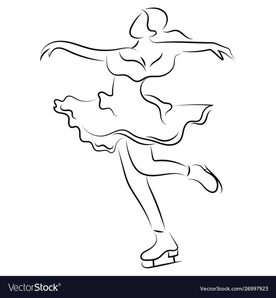 Фигуристы шаблоны для вырезания