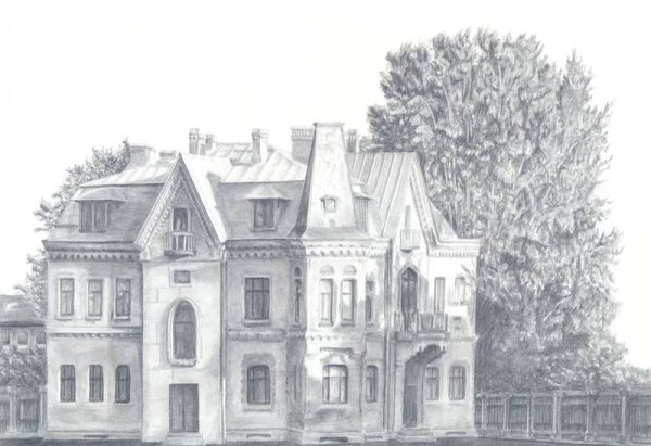 Набросок коттеджа