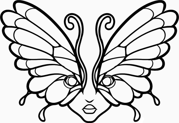 Бабочка эскиз