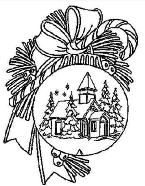 Рождество эскизы рисунков