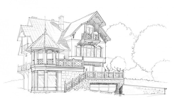 Рисование архитектурных сооружений