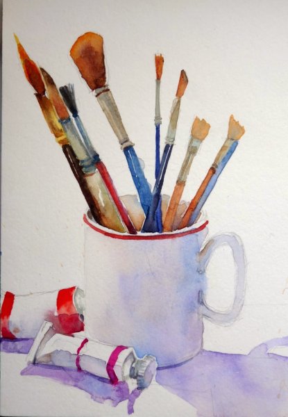 Рисование цветными карандашами