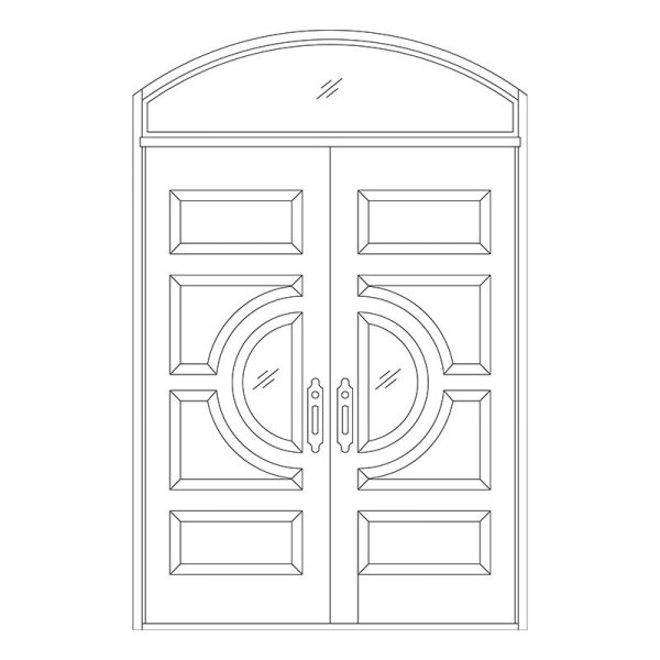 Дверь контур