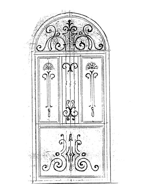 Сказочные двери раскраска