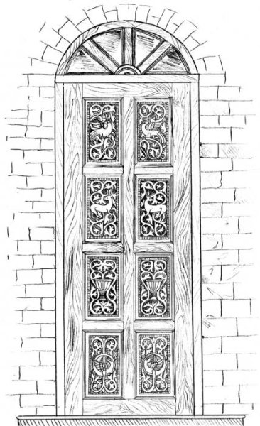 Арочные двери эскиз