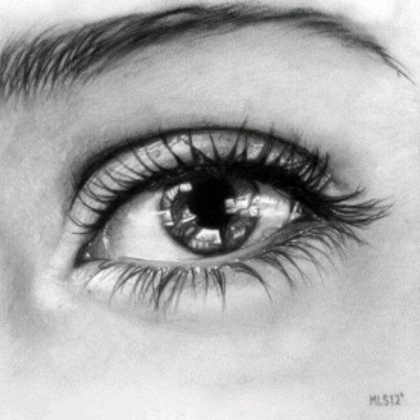 Женские глаза рисунок