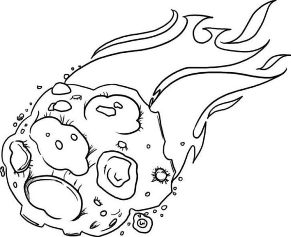 Комета рисунок