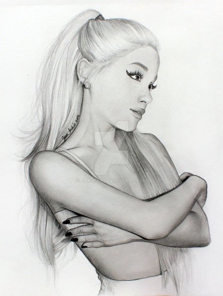 Ариана Гранде нарисование