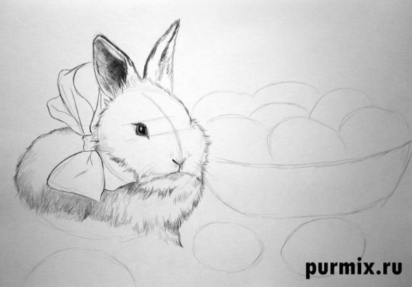 Рисунок кролика для срисовки