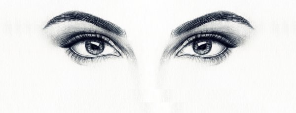 Глаза рисунок