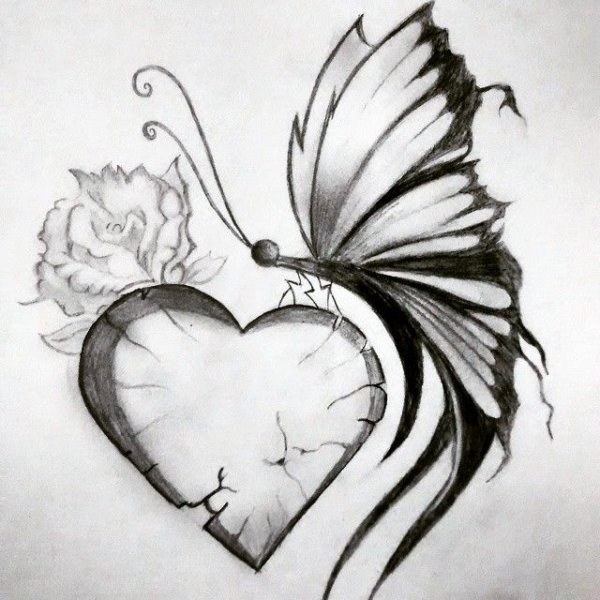 Рисунок люблю