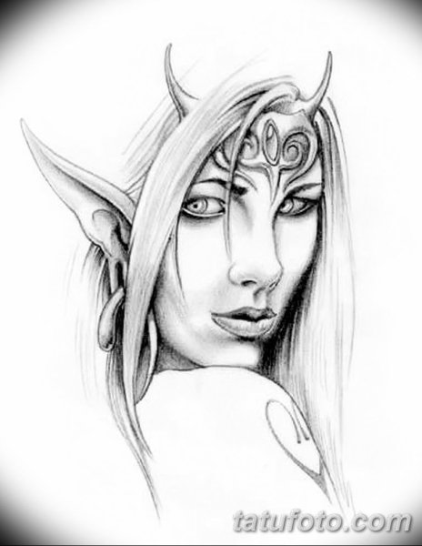 Эльфийки для рисования