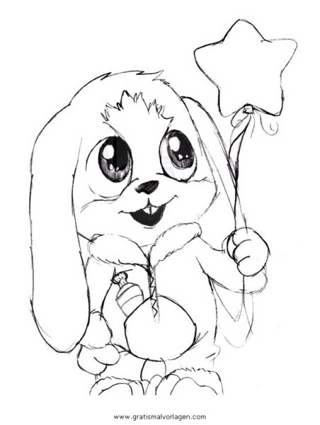 Зайчик Шнуфель раскраска