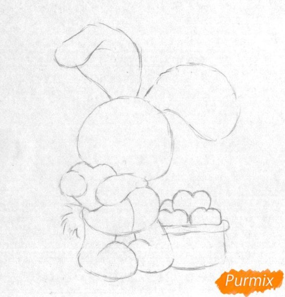 Рисовалка заяц с сердечком
