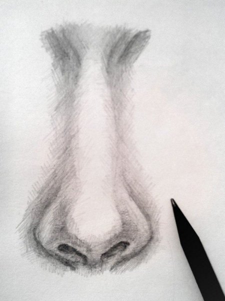 Нос поэтапно