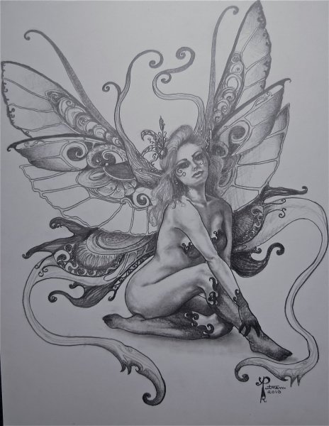 Девушка рисунок