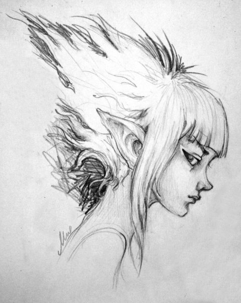 Красивые арты карандашом