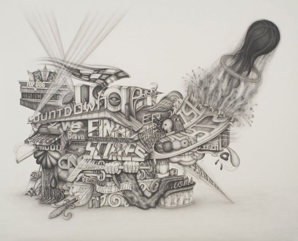 Графика карандашом фантастика