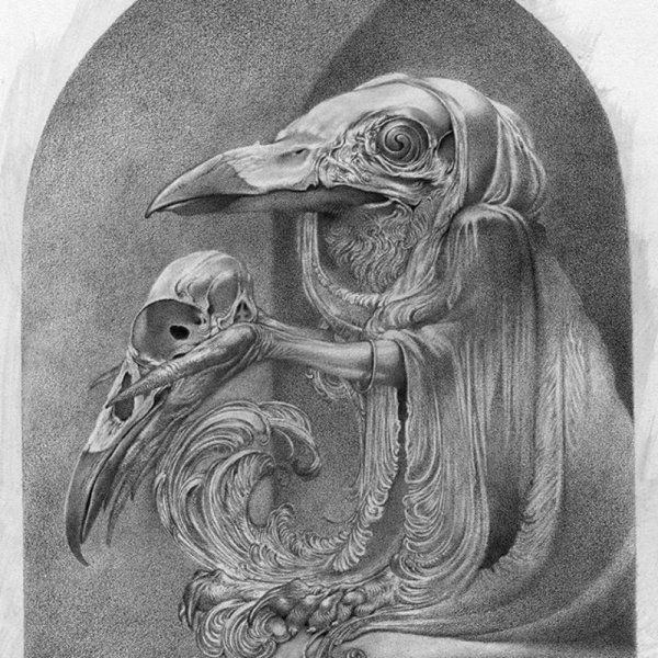 Рисунок карандашом фентез