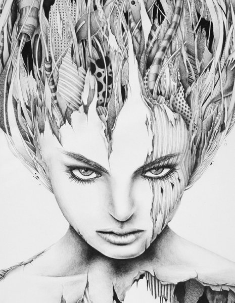 Рисунки карандашом фантастика