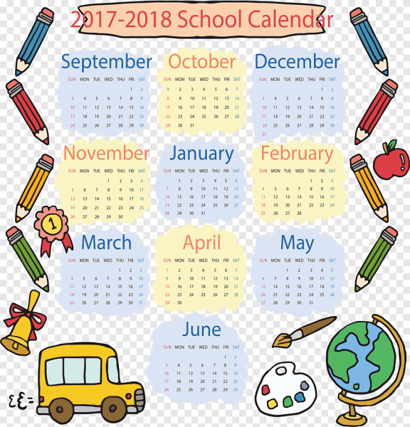 Календарь карандашом