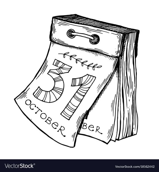 Календарь зарисовка