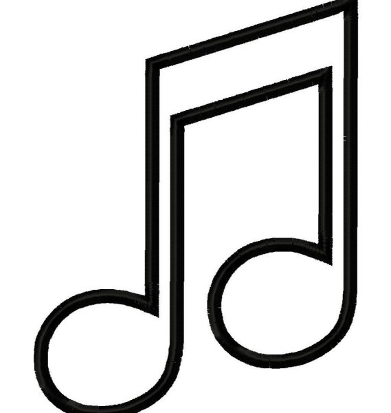 Ноты трафарет