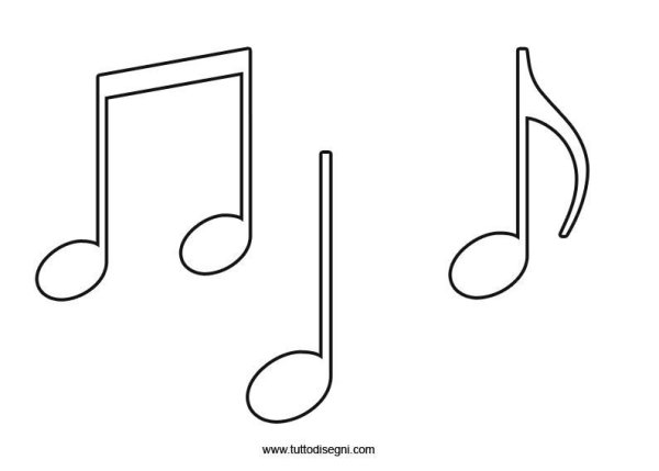 Нотки раскраска