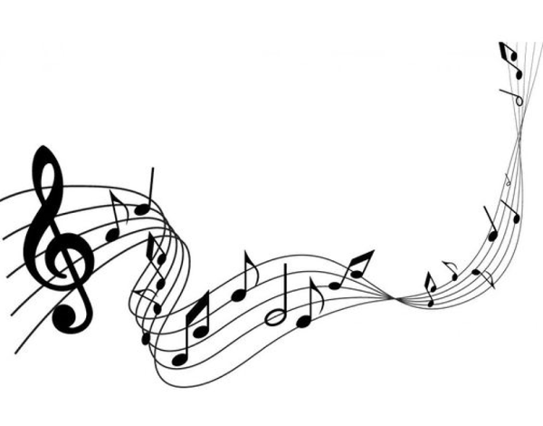 Стилизованный нотный стан