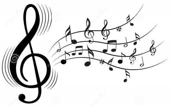 Рисунок из нот