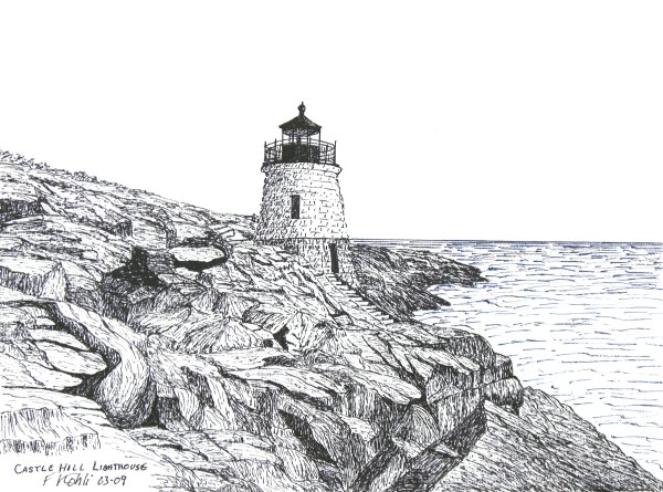 Маяк гелевой ручкой