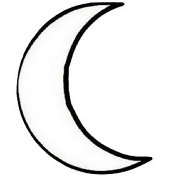 Месяц для срисовки